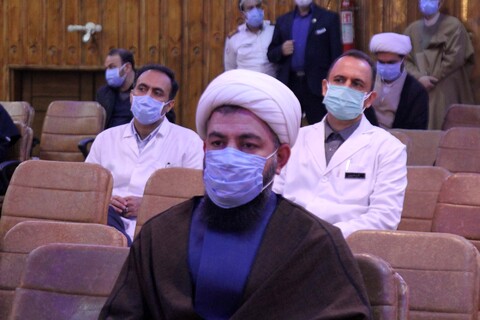 گزارش تصویری/  آئین افتتاحیه حضور نیروهای جهادی همدان در مراکز درمانی