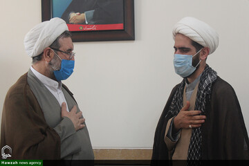 تقدیر مدیران نهادهای حوزوی از فرمانده بسیج طلاب خوزستان