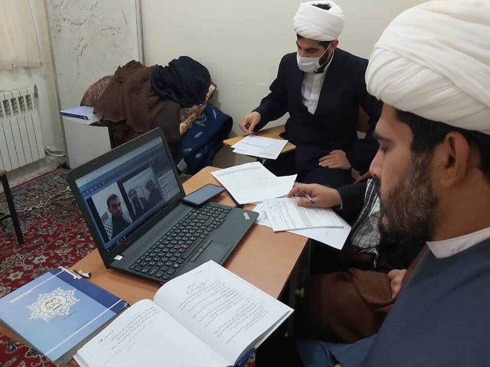 برگزاری امتحانات شفاهی مدارس علمیه استان ایلام به صورت مجازی