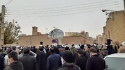 تجمع اعتراضی مردم انقلابی قم در میدان روح الله آغاز شد + تصاویر و فیلم