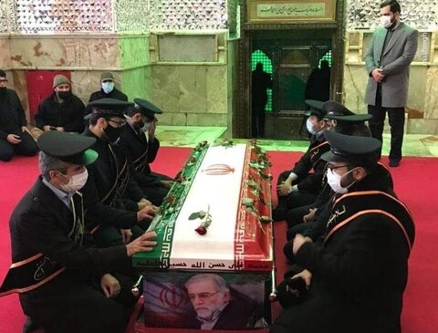 ویڈیو/ شہید فخری زادہ کی تشییع اور تدفین