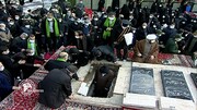 تصاویر/ ایران کے معروف سائنسداں کی نماز جنازہ و تدفین
