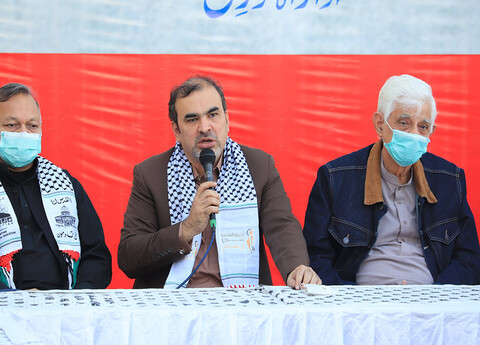 کراچی میں منعقد یکجہتی فلسطین کانفرنس کی تصویری جھلکیاں