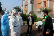 خداقوت مدیران حوزوی خوزستان به طلاب جهادی بیمارستان‌های کرونایی+عکس