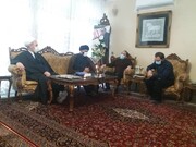 دیدار مدیر حوزه‌های علمیه با خانواده شهید فخری‌زاده