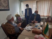 تصاویر/ بازدید امام جمعه کاشان از بنیاد شهید و امور ایثارگران