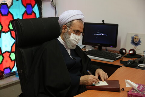 بازدید آیت الله اعرافی از مرکز فناوری اطلاعات حوزه‌های علمیه 