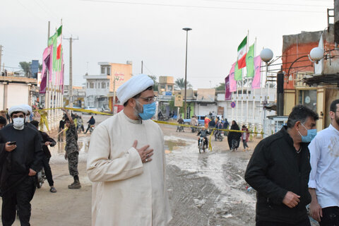 بازدید مدیرکل تبلیغات اسلامی بوشهر از مناطق سیل‌زده شهرستان دشتستان