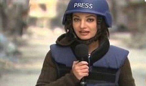 "غاده غویس" خبرنگار لبنانی در شبکه الجزیره