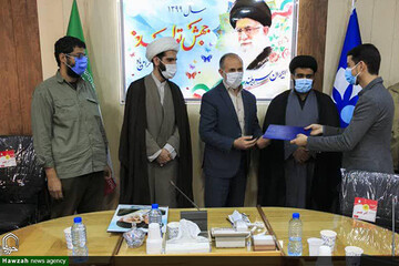 تقدیر از خبرگزاری حوزه در خوزستان + عکس