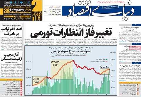 صفحه اول روزنامه‌های یکشنبه ۲3 آذر