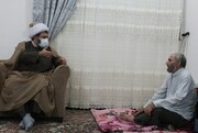 تصاویر/ عیادت مدیر حوزه کردستان از روحانی طرح هجرت