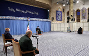 تصاویر/ دیدار دست‌اندرکاران مراسم سالگرد شهید سلیمانی با رهبر معظم انقلاب اسلامی