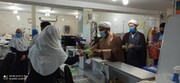 تقدیر حوزویان از کادر درمان بیمارستان نظام مافی شهرستان شوش