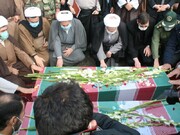 تصاویر/ تشییع شهدای گمنام در دانشگاه فرهنگیان کردستان