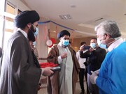 روز متفاوت بیمارستان شهید جلیل یاسوج | اشک پرستاران با دیدن پرچم امام حسین(ع)