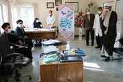 تصاویر/ تجلیل طلاب بسیجی از پرستاران بیمارستان امام خمینی (ره)
