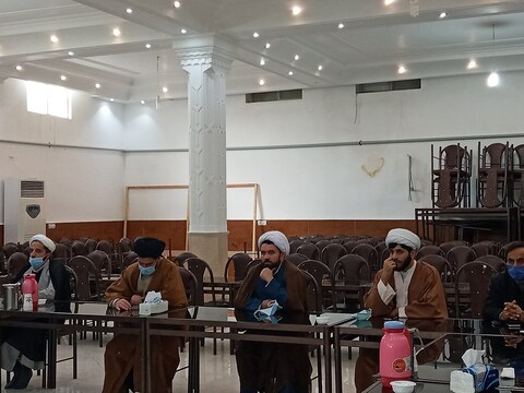 تصاویر/ دیدار سرگروه های طلاب جهادی با مسئولین حوزوی استان سمنان