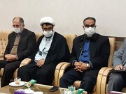 تصاویر/ دیدار هیئت امنای آستان علی بن امام محمد باقر (ع) با نماینده ولی فقیه در کاشان