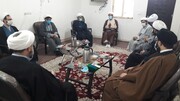 نشست مدیر حوزه علمیه خوزستان با کادر مدرسه علمیه امام صادق(ع) اندیمشک