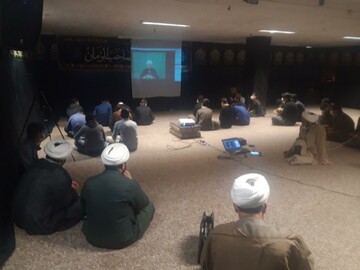 تصاویر/ درس اخلاق برای طلاب کردستانی به صورت مجازی