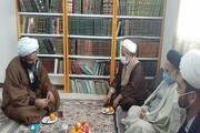 دو استاد نخبه حوزه علمیه کرمانشاه تجلیل شدند