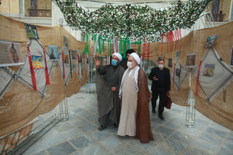 تصاویر/ نمایشگاه پایگاه شهدای روحانی مرکز مدیریت حوزه‌های علمیه