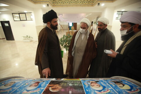 تصاویر/ نمایشگاه پایگاه شهدای روحانی مرکز مدیریت حوزه‌های علمیه