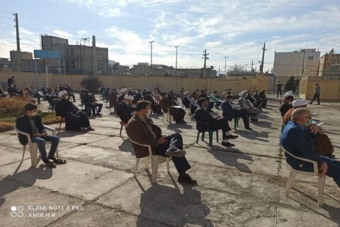 تصاویر/ آئین بزرگداشت یوم الله 9 دی، در مدرسه علمیه امام خمینی(ره) اسلام آباد غرب