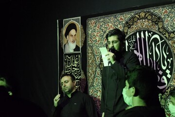 تصاویر/ عزاداری طلاب خوی به مناسبت ایام فاطمیه