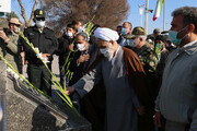 تصاویر/ مراسم غبارروبی گلزار شهدای قزوین