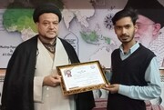 ادارہ مقصد حسینی، لکھنؤ کی جانب سے عظمت علی کو ’نوجوان محقق ایوارڈ‘ سے نوازا گیا