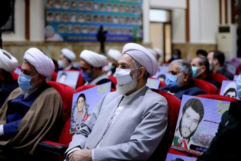 مراسم بزرگداشت سرداران جبهه مقاومت در مدرسه علمیه امام خمینی (ره) گرگان