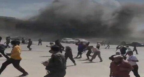 یمن میں ہوائی اڈے پر حملہ، 25 افراد ہلاک، 100 زخمی