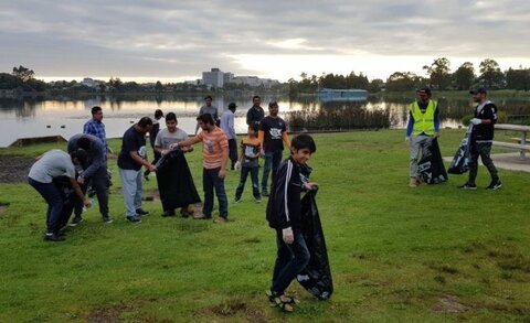 آغاز تمیزکاری سال نو پارک‌ها در اوکلند توسط جامعه اسلامی