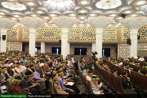 تصاویری از دیدار طلاب خوزستانی با مرحوم آیت الله مصباح یزدی