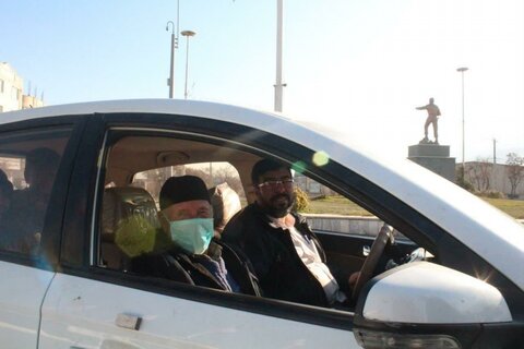 تصاویر/کاروان حرکت خودرویی در شهر سنندج به مناسبت سالگرد شهادت سردار سلیمانی