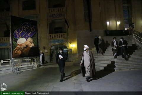 بالصور/ إقامة مجلس تأبين للفقيد آية الله مصباح اليزدي في مؤسسة الإمام الخميني (ره) بقم المقدسة
