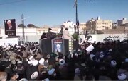 فیلم | تشییع پیکر آیت الله مصباح یزدی توسط مردم انقلابی قم