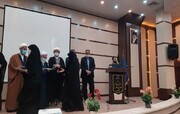 تصاویر/ تجلیل از خواهران طلبه جهادگر و فعال در مبارزه با کرونا در سمنان