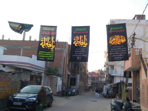 سیاهپوشی ایام فاطمیه در مناطق مختلف هدوستان