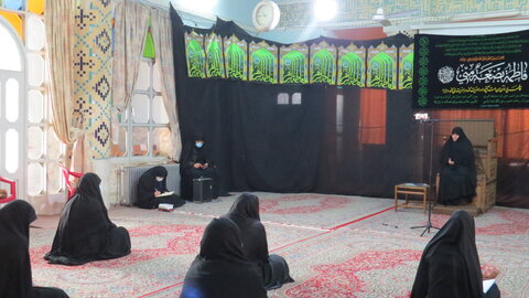 نشست فاطمی مدرسه الزهرا یزد خانم یوسفی