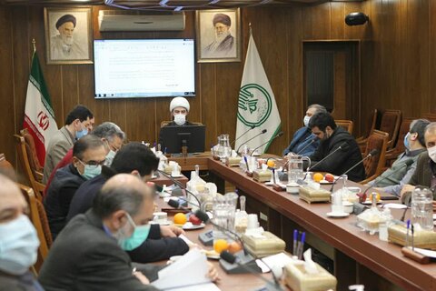 جلسه رئیس سازمان تبلیغات اسلامی با اعضای بنیاد کتاب