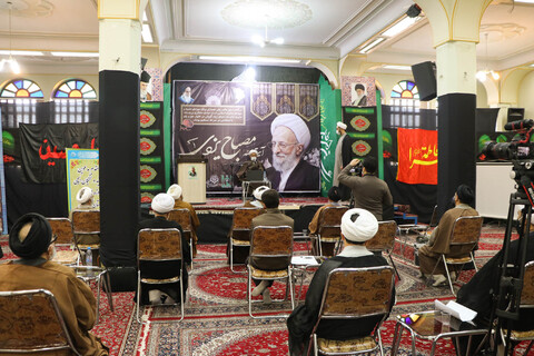تصاویر/ مراسم گرامیداشت رحلت آیت الله مصباح یزدی در حوزه علمیه اصفهان