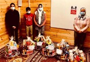 مسلمانان کانتربری بسته‌های هدیه خوراکی به کارمندان اهداء کردند