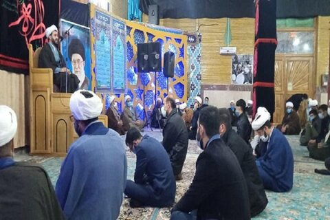 تصاویر/ گرامیداشت ایام فاطمیه(س) حوزه علمیه کرمانشاه