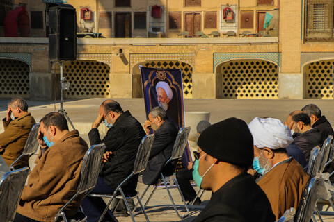 مراسم بزرگداشت آیت الله مصباح یزدی در مسجد سید اصفهان