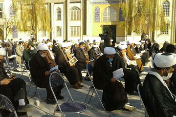 تصاویر/ مراسم بزرگداشت مرحوم آیت الله مصباح یزدی در حوزه علمیه کرمانشاه