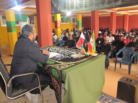 The ceremony on the occasion of the Hazrat Fatemeh Zahra (PBUH) martyrdom at Imam Hussein Madreseh, Antananarivo, Madagascar