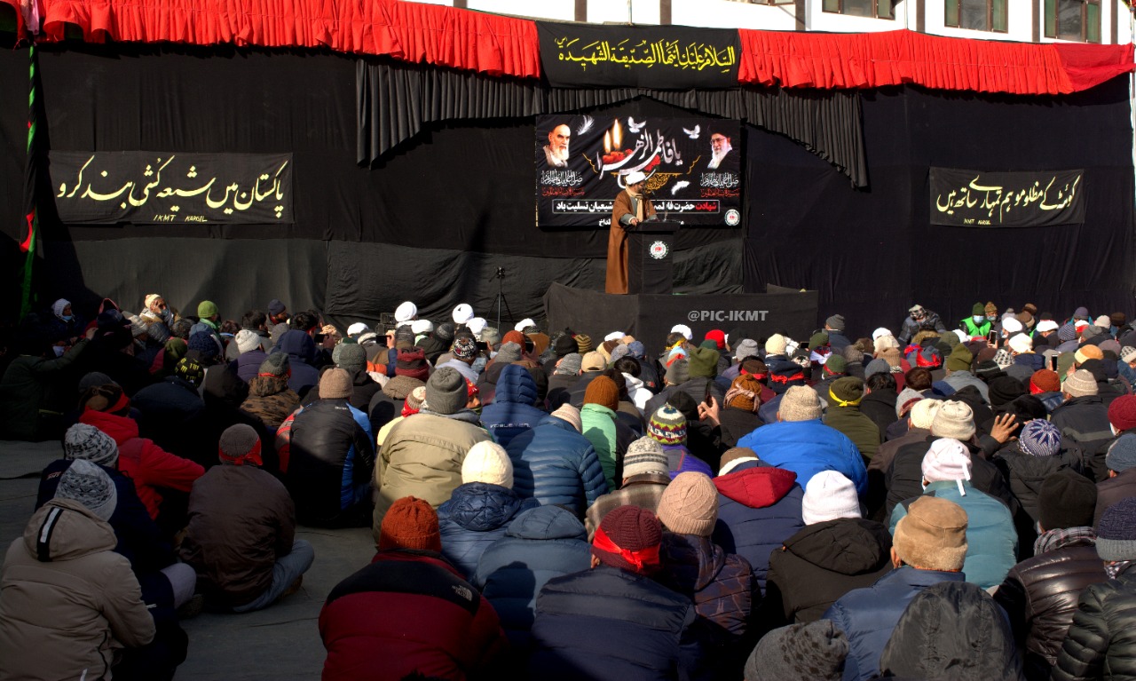 Kargil observed martyrdom anniversary of Hazrat Fatima Zahra + Photos